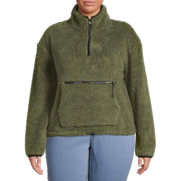 Juniors sherpa pullover deals